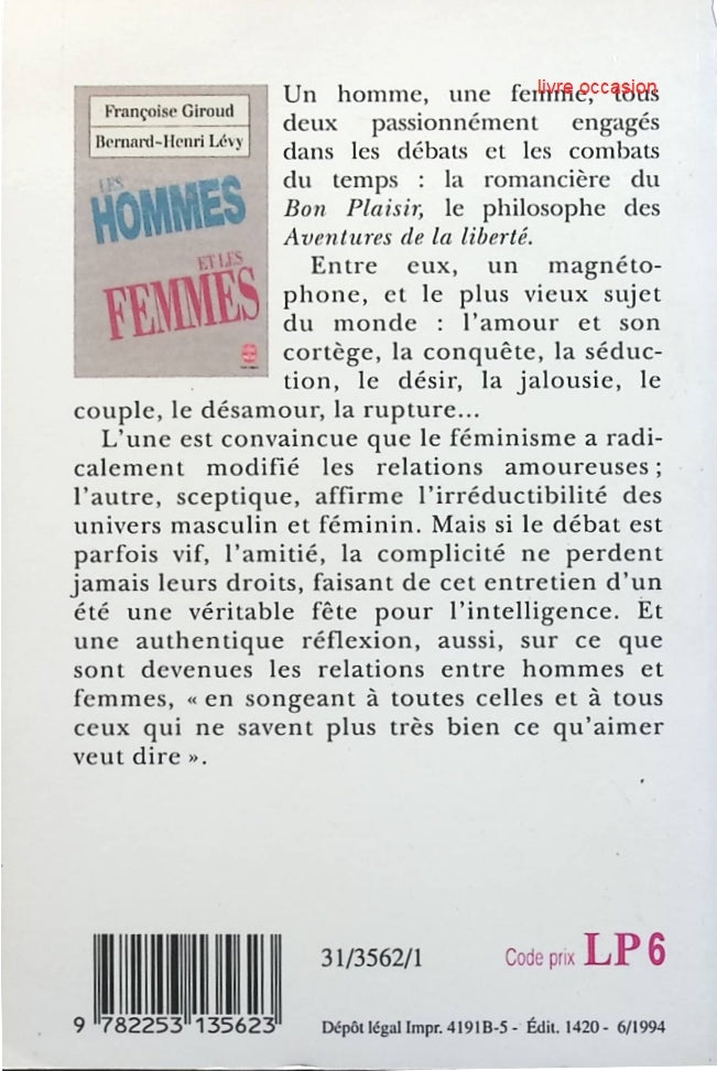 Les hommes et les femmes - Françoise Giroud - Livre