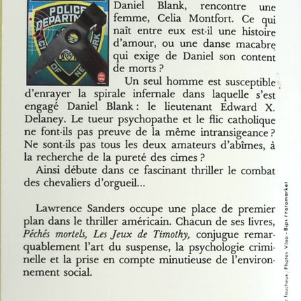 Chevaliers d'orgueil - Lawrence Sanders - Livre