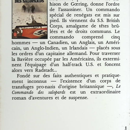 Le Commando des salopards - Alain Paris - Livre