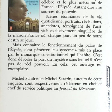 L'Elysée de Mitterrand - Secrets de la maison du prince - Michel Schifres - Livre