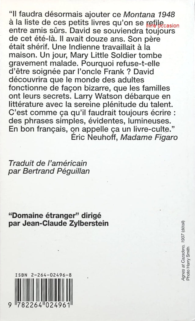 Montana 1948 - Larry Watson - Livre