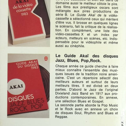 Guide Akaï du disque - Disques classiques - Livre
