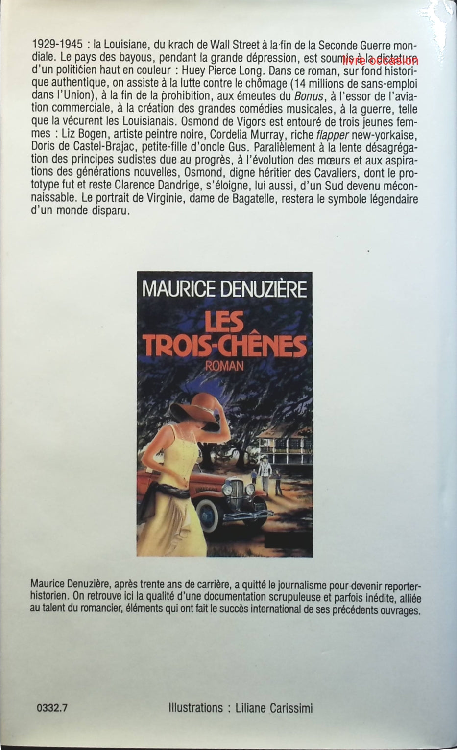 Louisiane, Tome 5 - L'Adieu au Sud - Maurice Denuzière - Livre