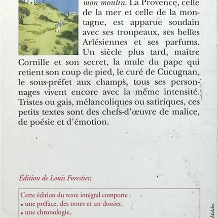 Lettres de mon moulin - Alphonse Daudet - Livre