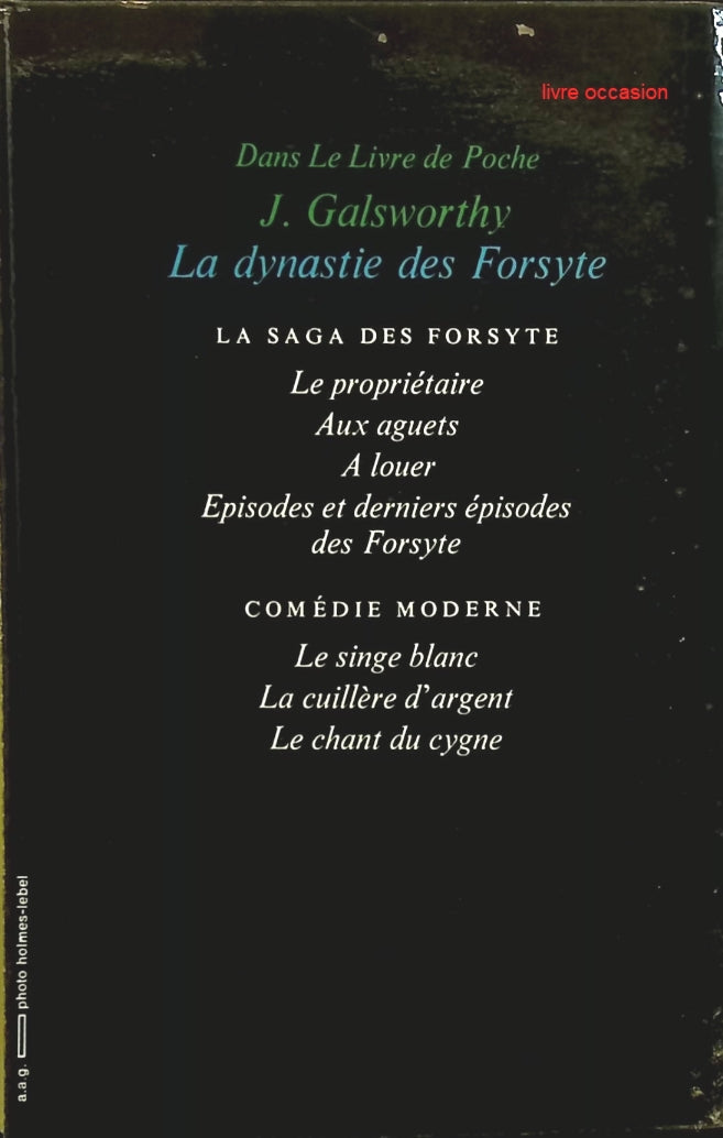 Le chant du cygne - John Galsworthy - Livre