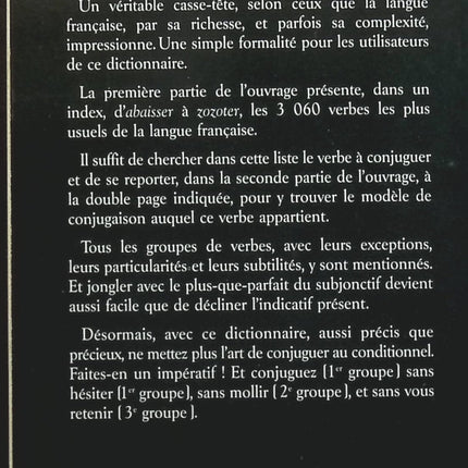Dictionnaire des conjugaisons - Pierre Ripert - Livre