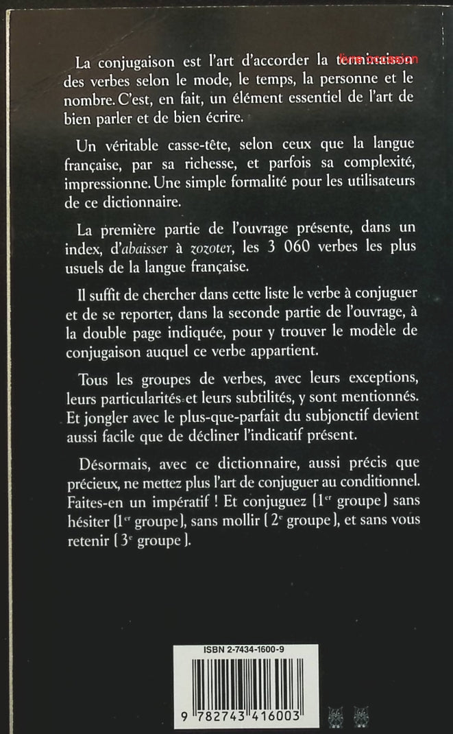 Dictionnaire des conjugaisons - Pierre Ripert - Livre