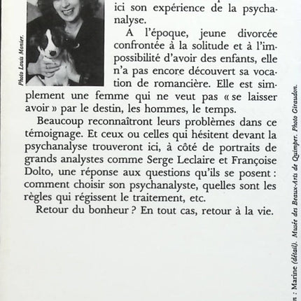 Le retour du bonheur - Madeleine Chapsal - Livre