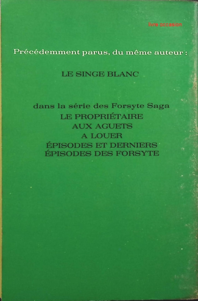 La cuillère d'argent - John Galsworthy - Livre