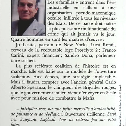 Ouverture sicilienne - Lucio-Maria Attinelli - Livre