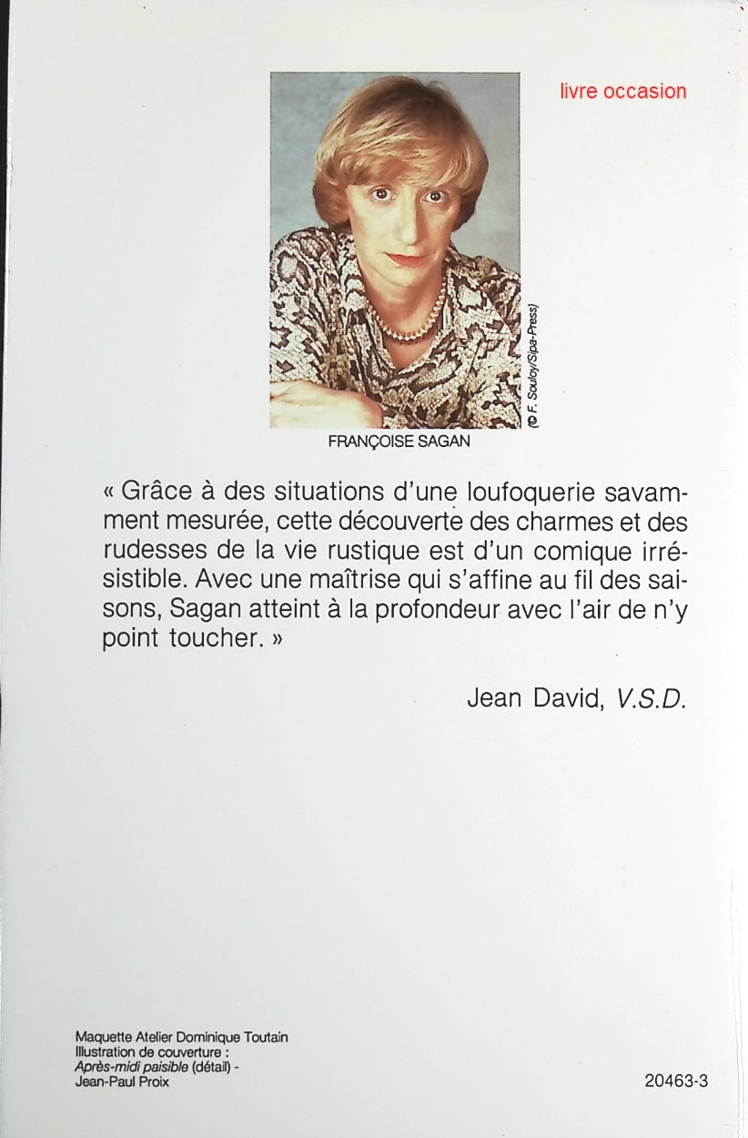 Les faux-fuyants - Françoise Sagan - Livre