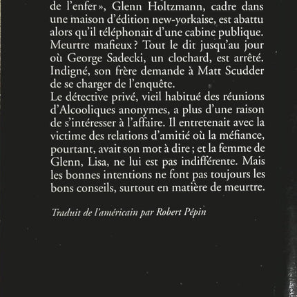 Le Diable t'attend - Lawrence Block - Livre