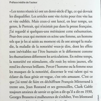 Portraits sans retouches - Françoise Giroud - Livre