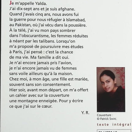 Le journal de Yalda - Yalda Rahimi - Livre