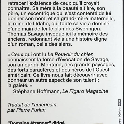 La reine de l'Idaho - Thomas Savage - Livre
