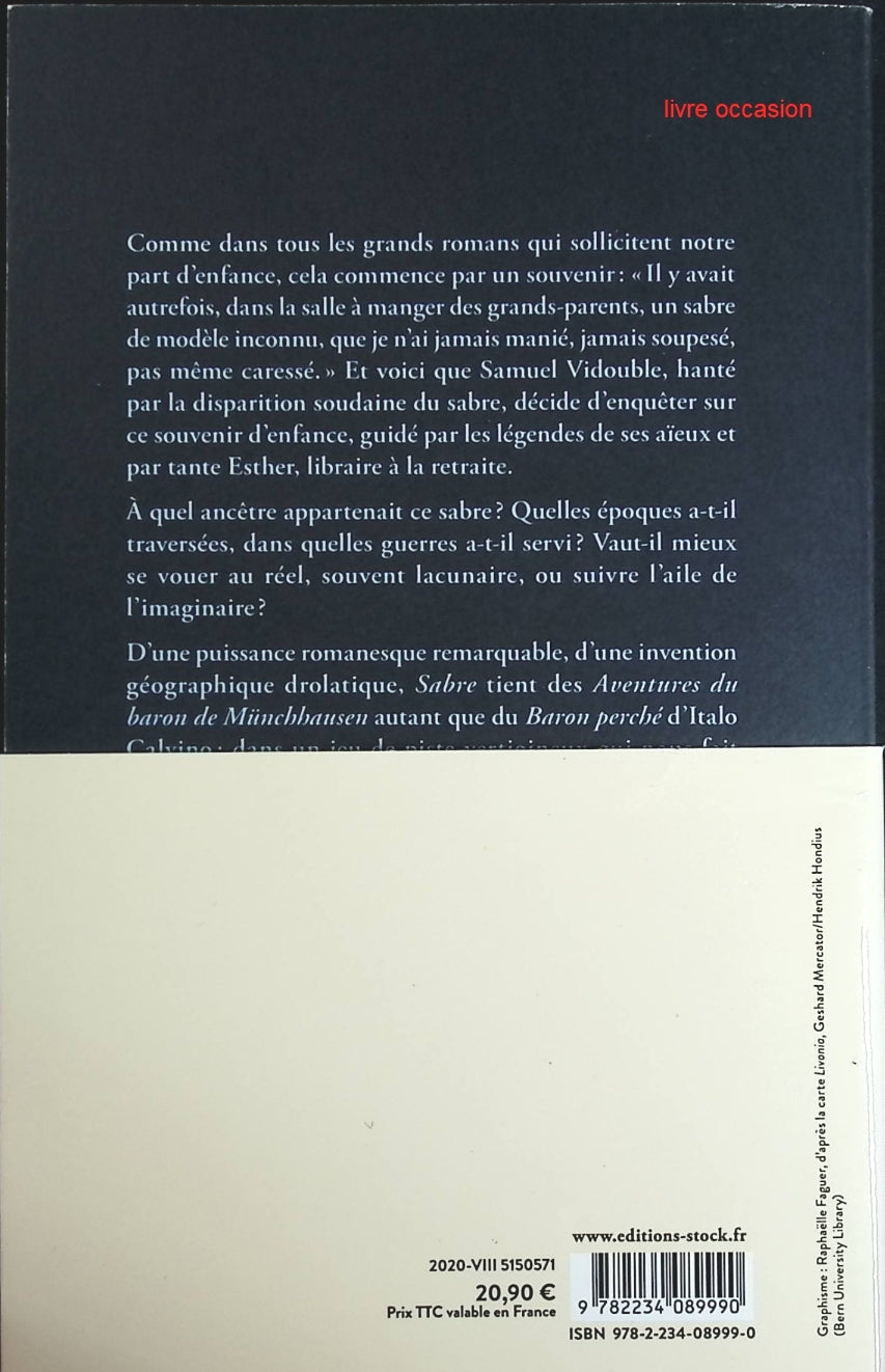 Sabre - Emmanuel Ruben - Livre