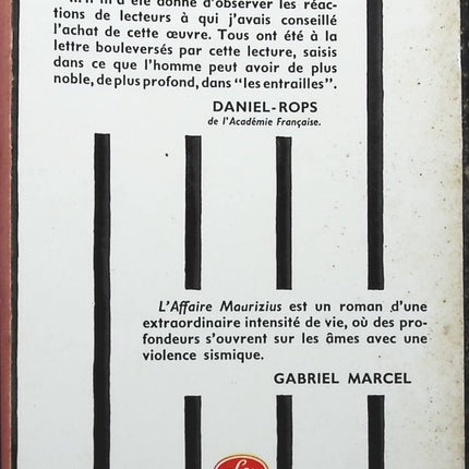 L'affaire Maurizius - Jakob Wassermann - Livre