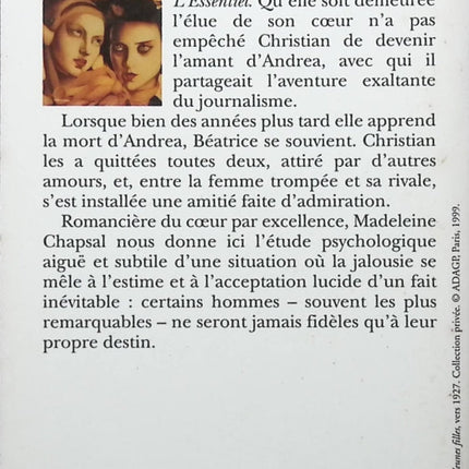 La maîtresse de mon mari - Madeleine Chapsal - Livre
