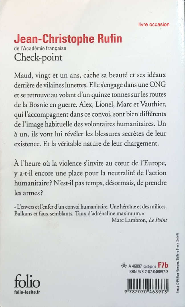Check-point - Jean-Christophe Rufin - Livre