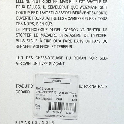 La nuit divisée - Wessel Ebersohn - Livre