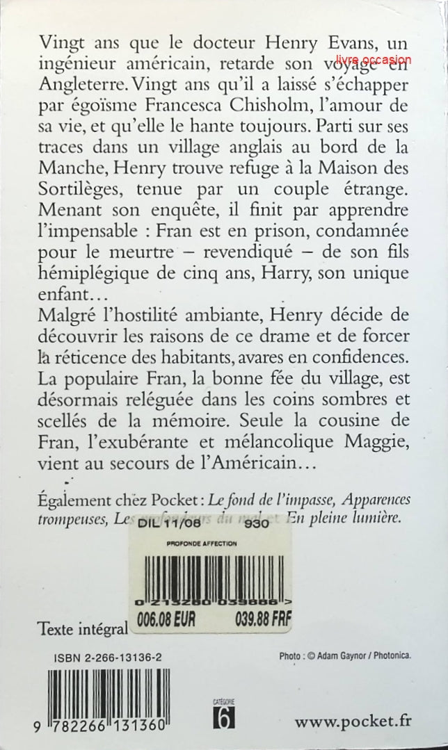 Une profonde affection - Frances Fyfield - Livre