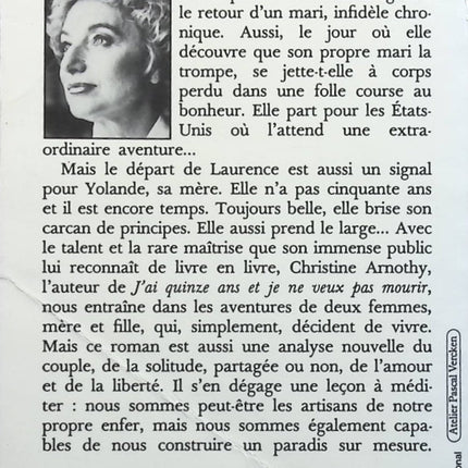 Un paradis sur mesure - Christine Arnothy - Livre