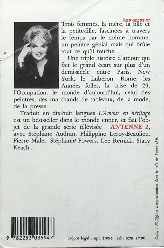 L'Amour en héritage - Judith Krantz - Livre