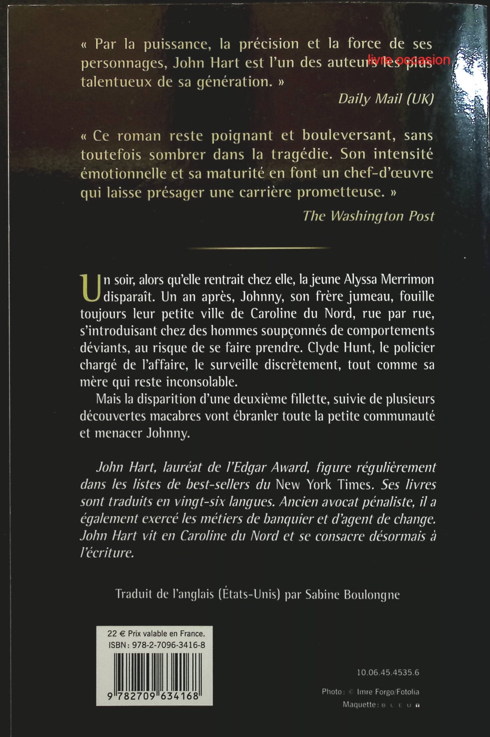 L'enfant perdu - John Hart - Livre