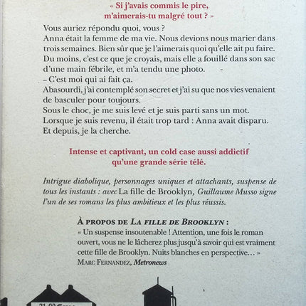 La fille de Brooklyn - Guillaume Musso - Livre
