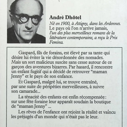 Le Pays où l'on n'arrive jamais - André Dhôtel - Livre