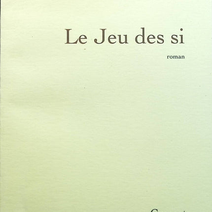 Le jeu des si - Isabelle Carré - Livre