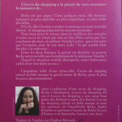 L'accro du shopping attend un bébé - Sophie Kinsella - Livre
