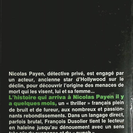 L'Histoire qui arriva à Nicolas Payen il y a quelques mois - François Dusolier - Livre