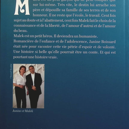 Malek - Janine Boissard - Livre