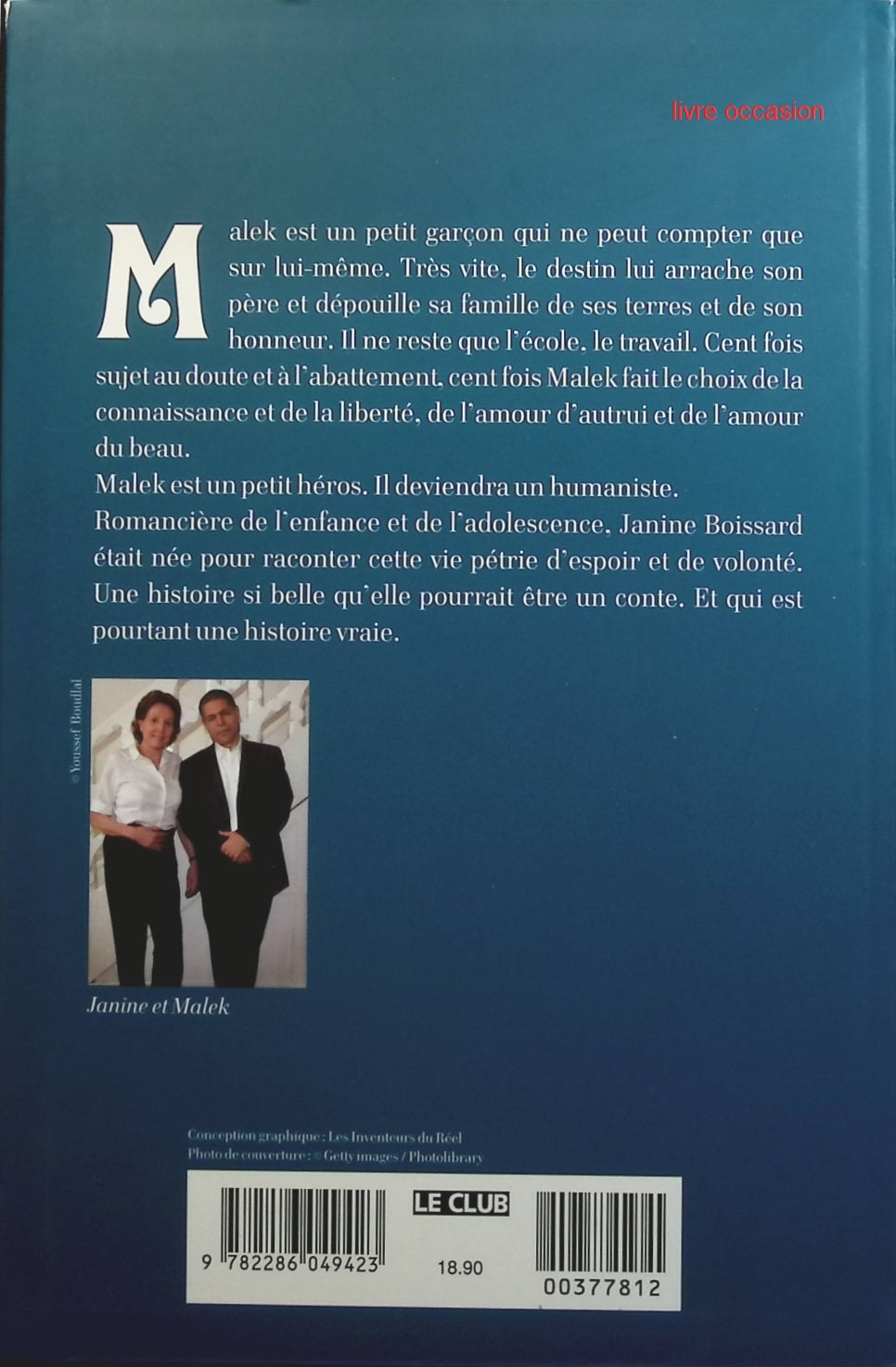 Malek - Janine Boissard - Livre
