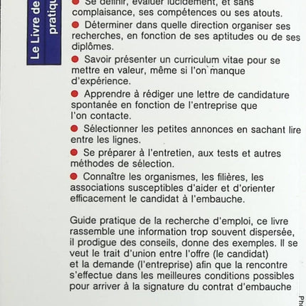 Guide de la recherche d'emploi et du curriculum vitae - Jean-Yves Dournon - Livre