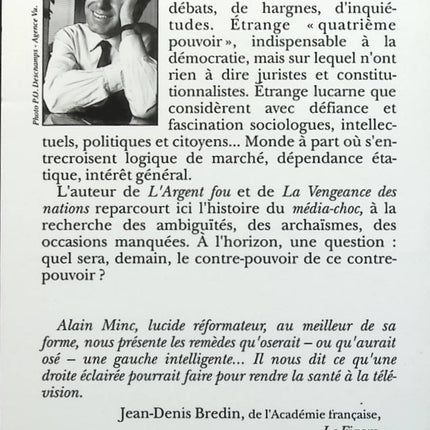 Le média-choc - Alain Minc - Livre