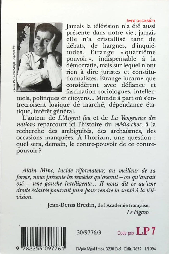 Le média-choc - Alain Minc - Livre