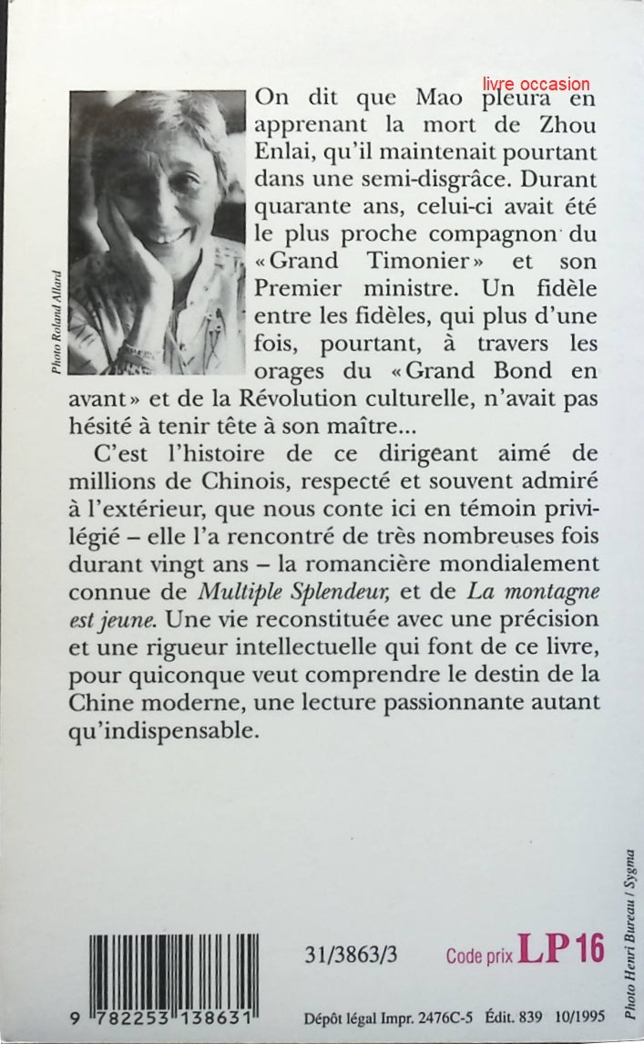 Le siècle de Zhou Enlai - Han Suyin - Livre
