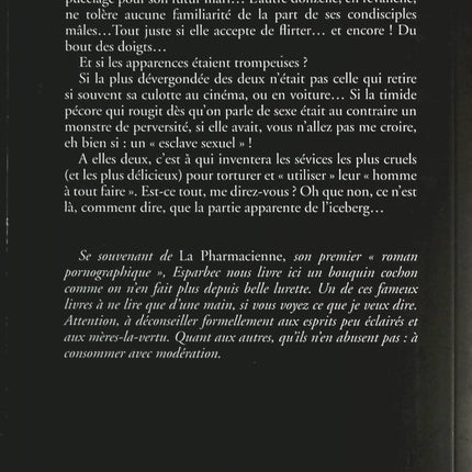 Le Bâton et la Carotte Roman pornographique - Esparbec - Livre