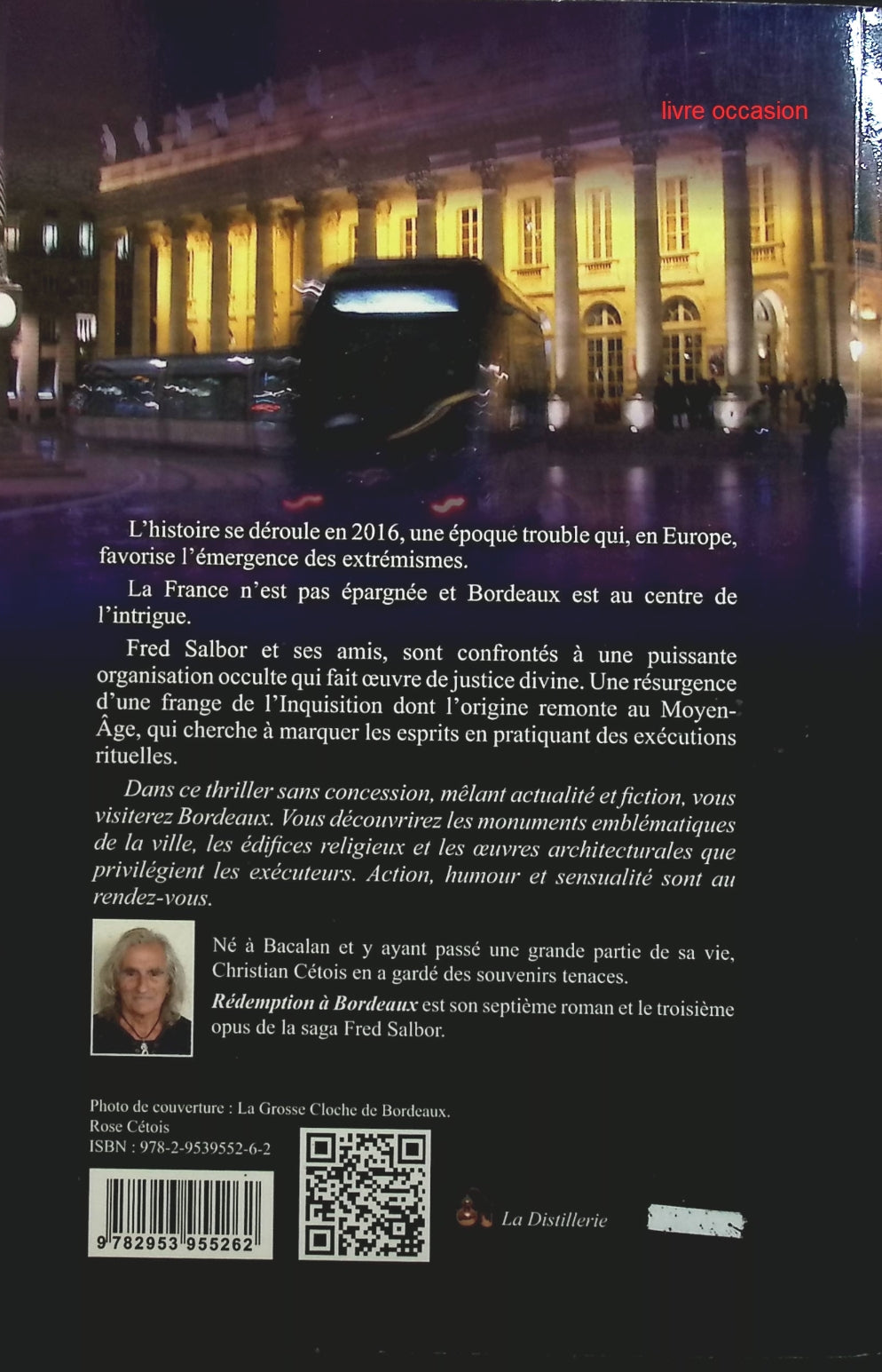 Rédemption à Bordeaux - Christian Cétois - Livre