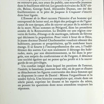 L'ennemi de la mort - Eugène Le Roy - Livre