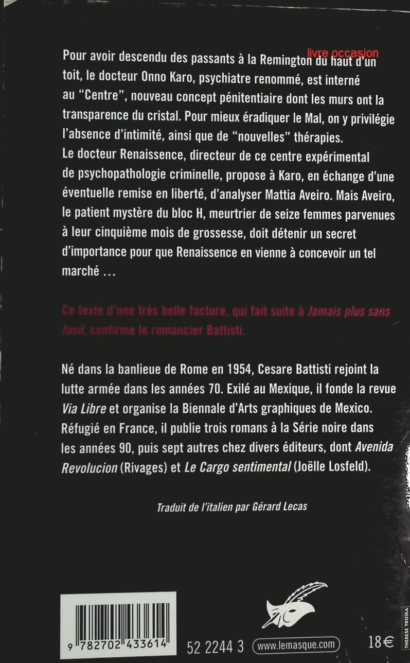 L'eau du diamant - Cesare Battisti - Livre