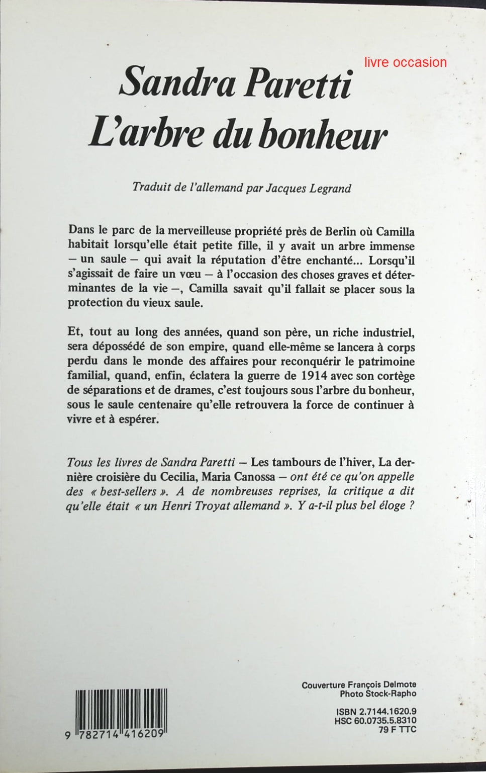 L'arbre du bonheur - Sandra Paretti - Livre