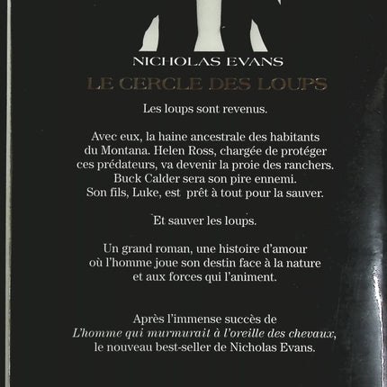 Le Cercle des loups - Nicholas Evans - Livre