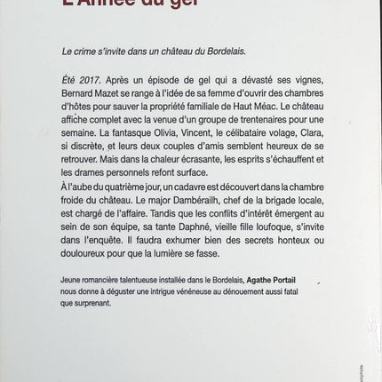 L'année du gel - Agathe Portail - Livre