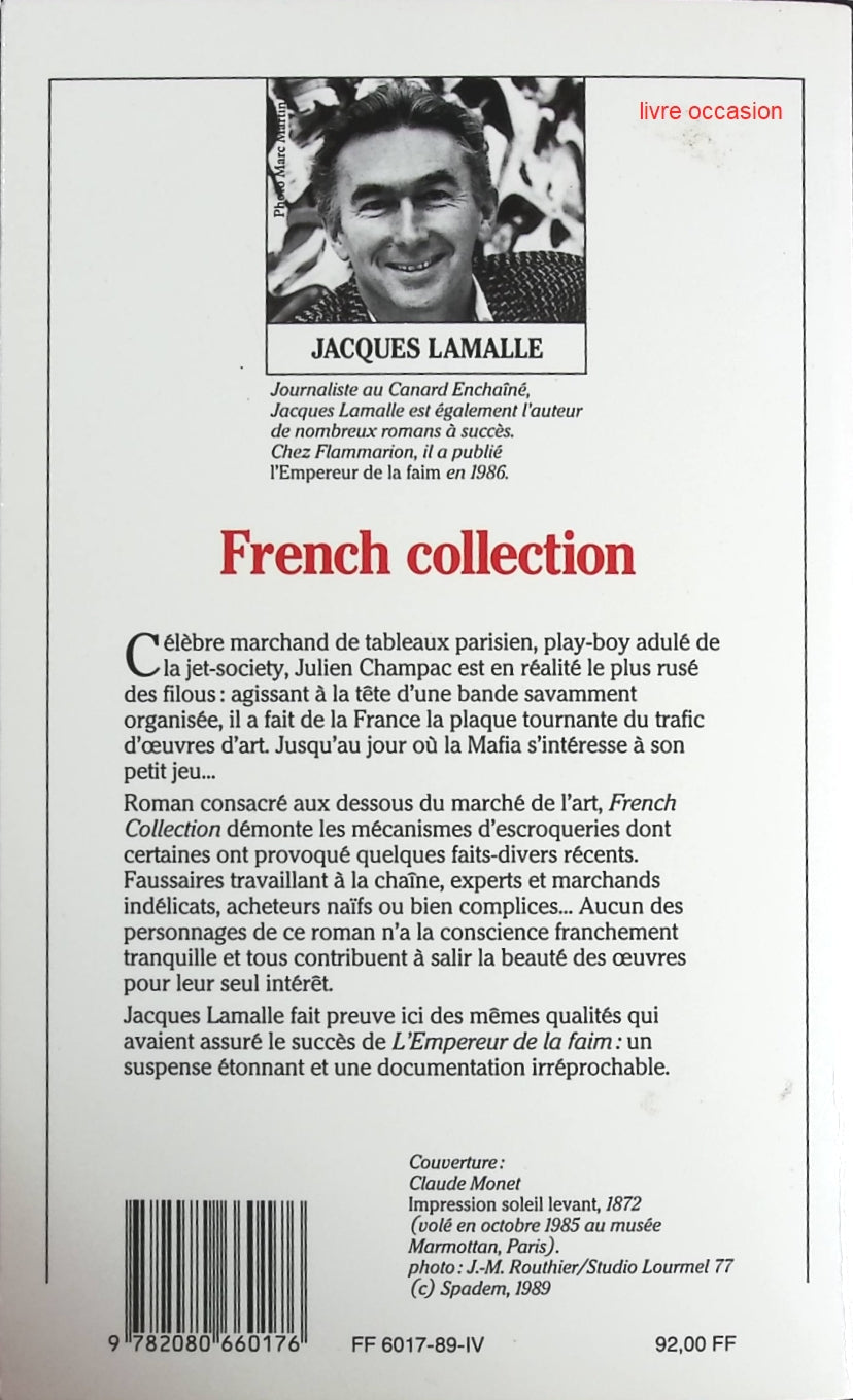 French collection - Jacques Lamalle - Livre