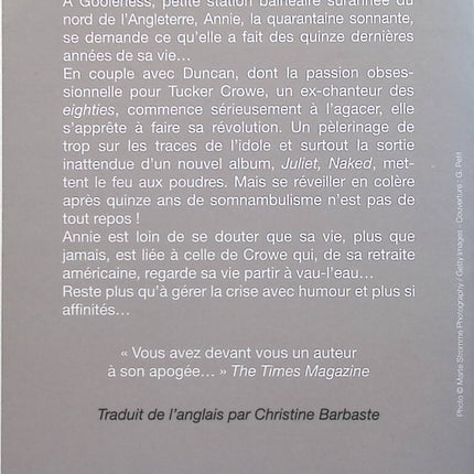 Juliet naked - Nick Hornby - Livre
