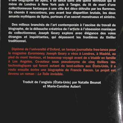 La toile invisible - Joseph Geary - Livre