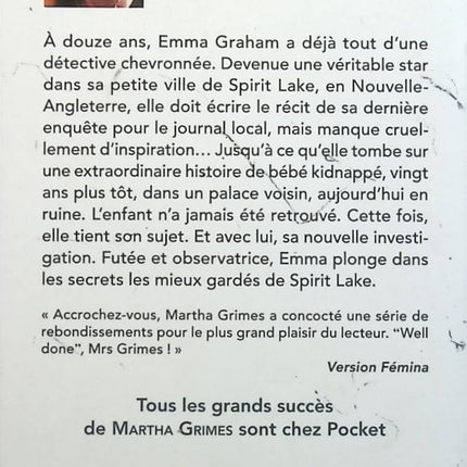 Les Fantômes du Palace - Martha Grimes - Livre